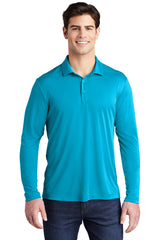 Sport-Tek Men's Posi-UV Pro Long Sleeve Polo Sport-Tek