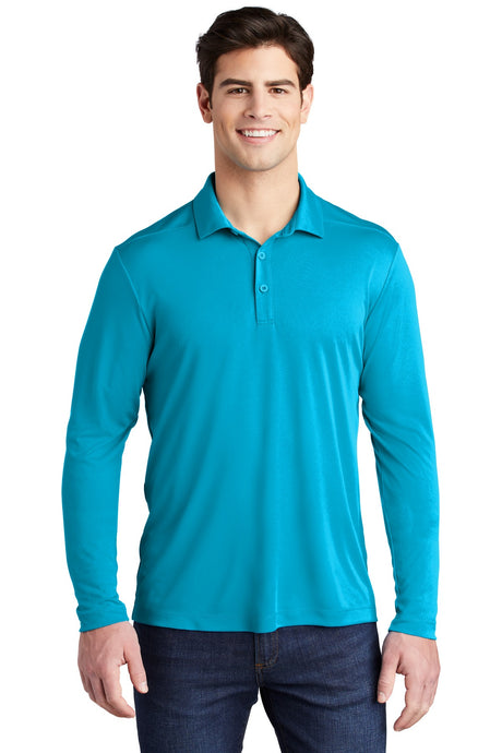 Sport-Tek Men's Posi-UV Pro Long Sleeve Polo Sport-Tek