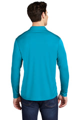 Sport-Tek Men's Posi-UV Pro Long Sleeve Polo Sport-Tek