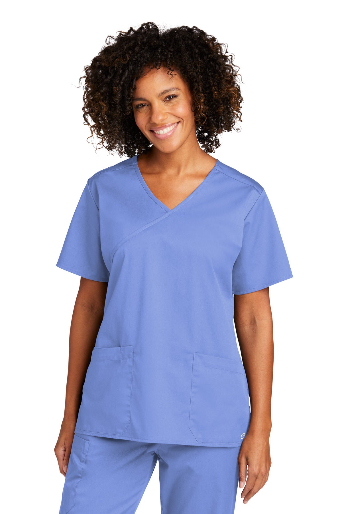 WonderWink Women's WorkFlex Mock Wrap Top. WW4760