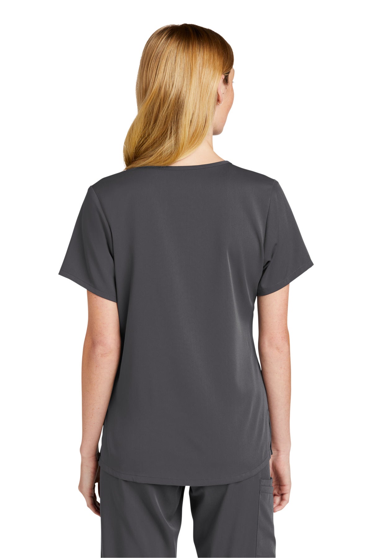 WonderWink Women's Premiere Flex Mock Wrap Top. WW4268