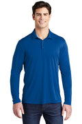Sport-Tek Men's Posi-UV Pro Long Sleeve Polo Sport-Tek