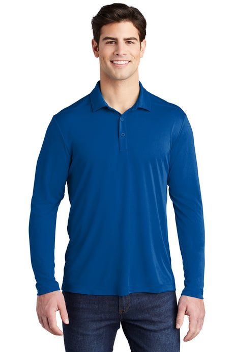 Sport-Tek Men's Posi-UV Pro Long Sleeve Polo Sport-Tek