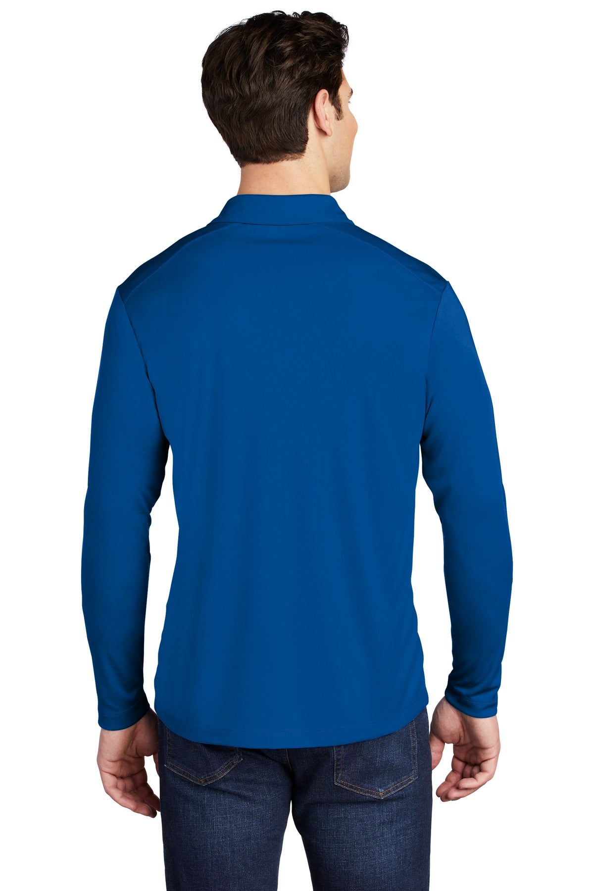 Sport-Tek Men's Posi-UV Pro Long Sleeve Polo Sport-Tek