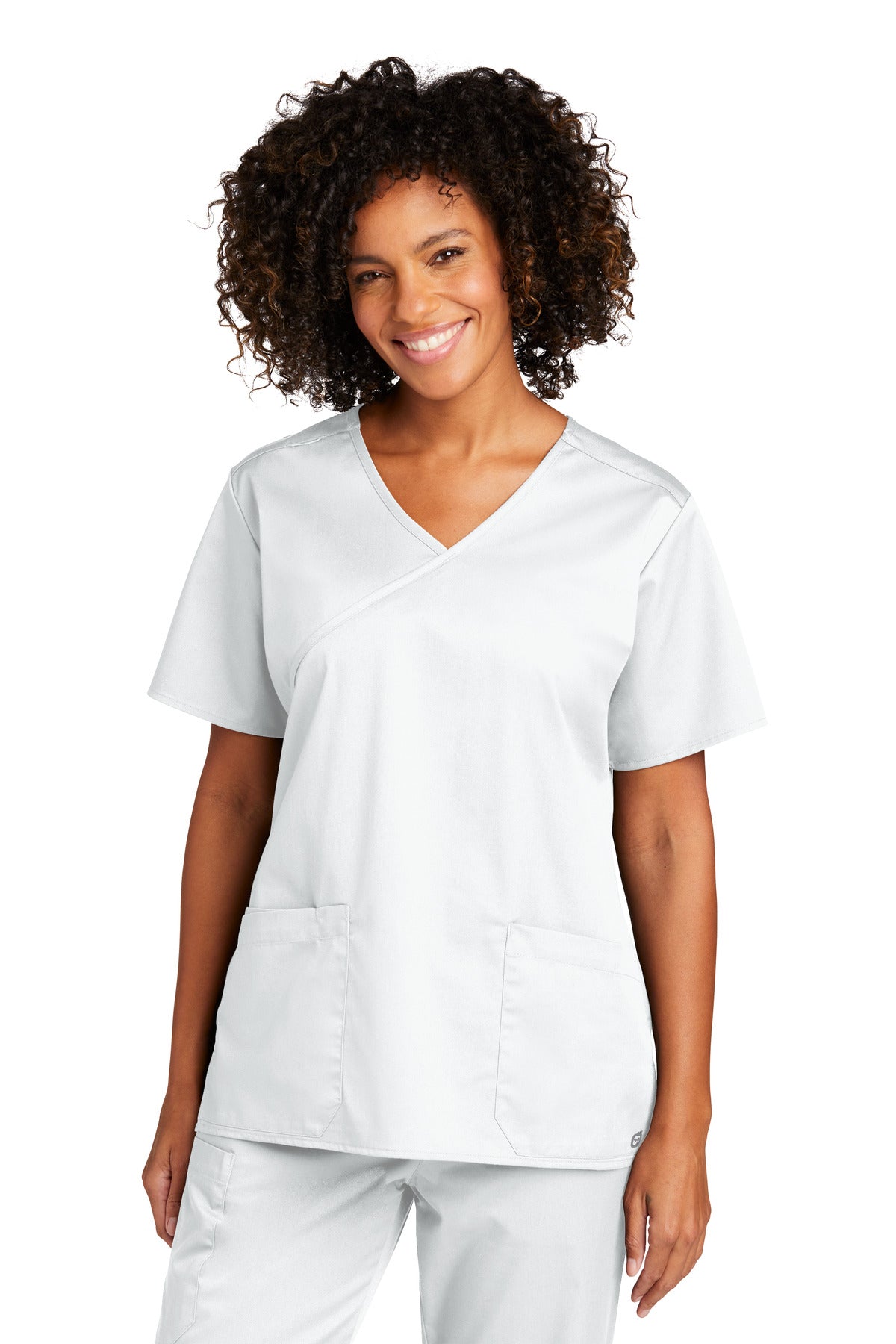 WonderWink Women's WorkFlex Mock Wrap Top. WW4760