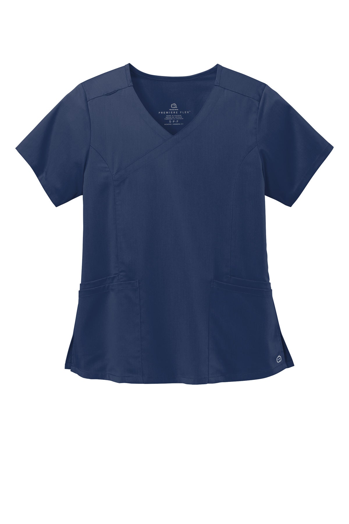 WonderWink Women's Premiere Flex Mock Wrap Top. WW4268