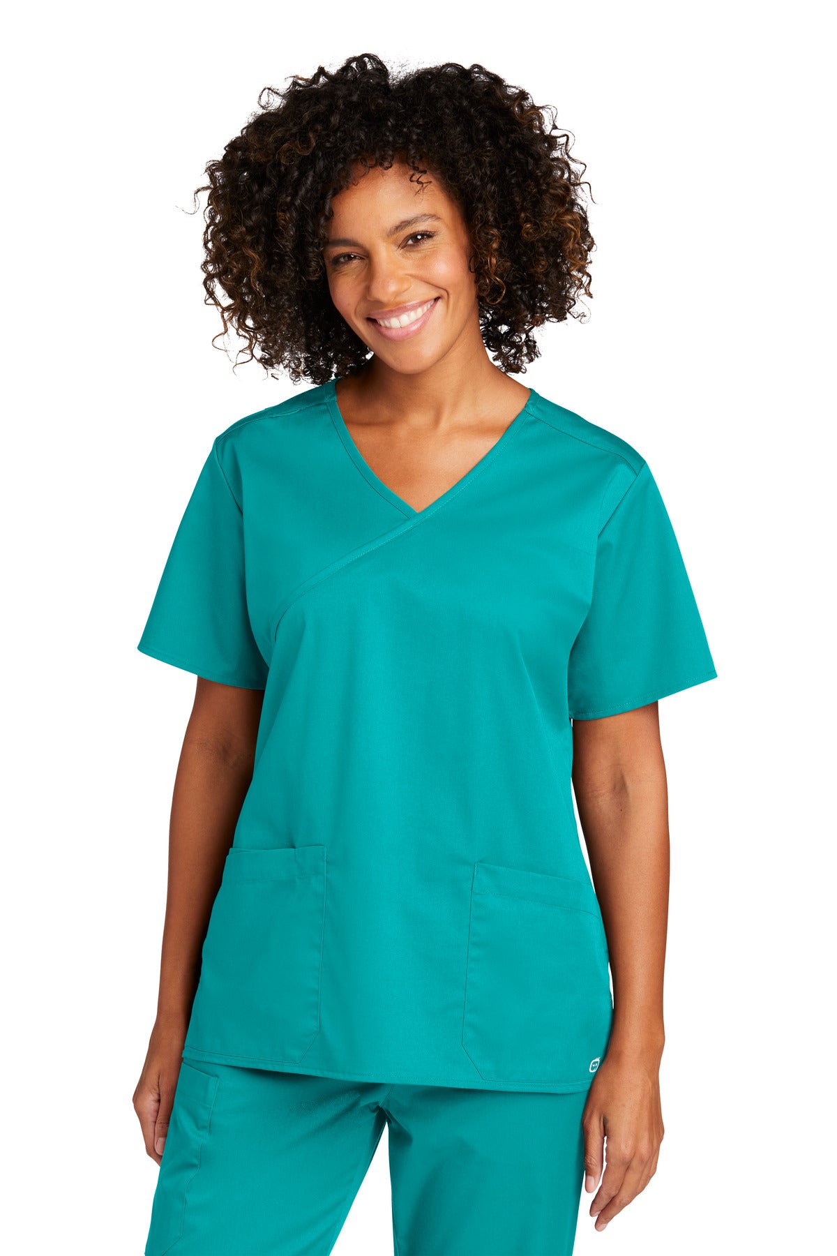 WonderWink Women's WorkFlex Mock Wrap Top. WW4760
