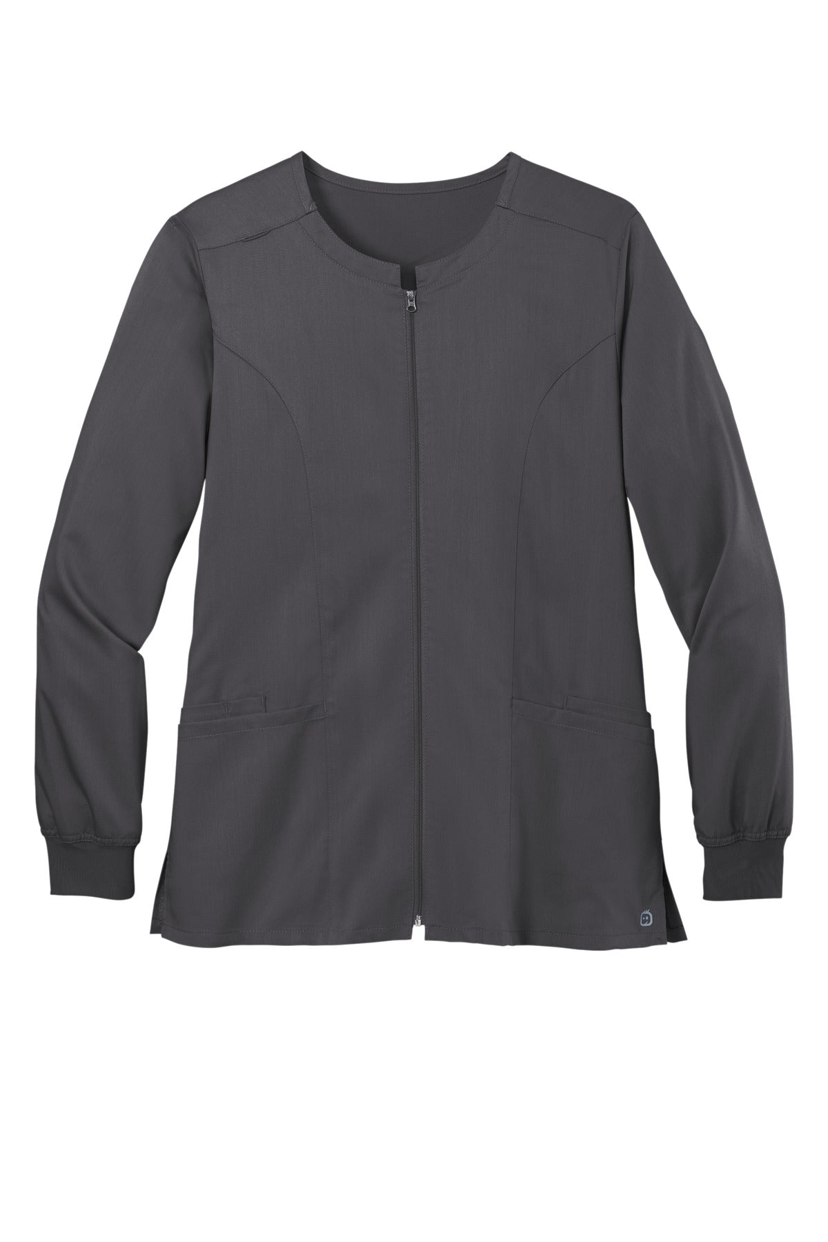 WonderWink Women's Premiere Flex Full-Zip Scrub Jacket. WW4088