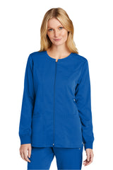 WonderWink Women's Premiere Flex Full-Zip Scrub Jacket. WW4088