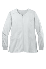 WonderWink Women's Premiere Flex Full-Zip Scrub Jacket. WW4088