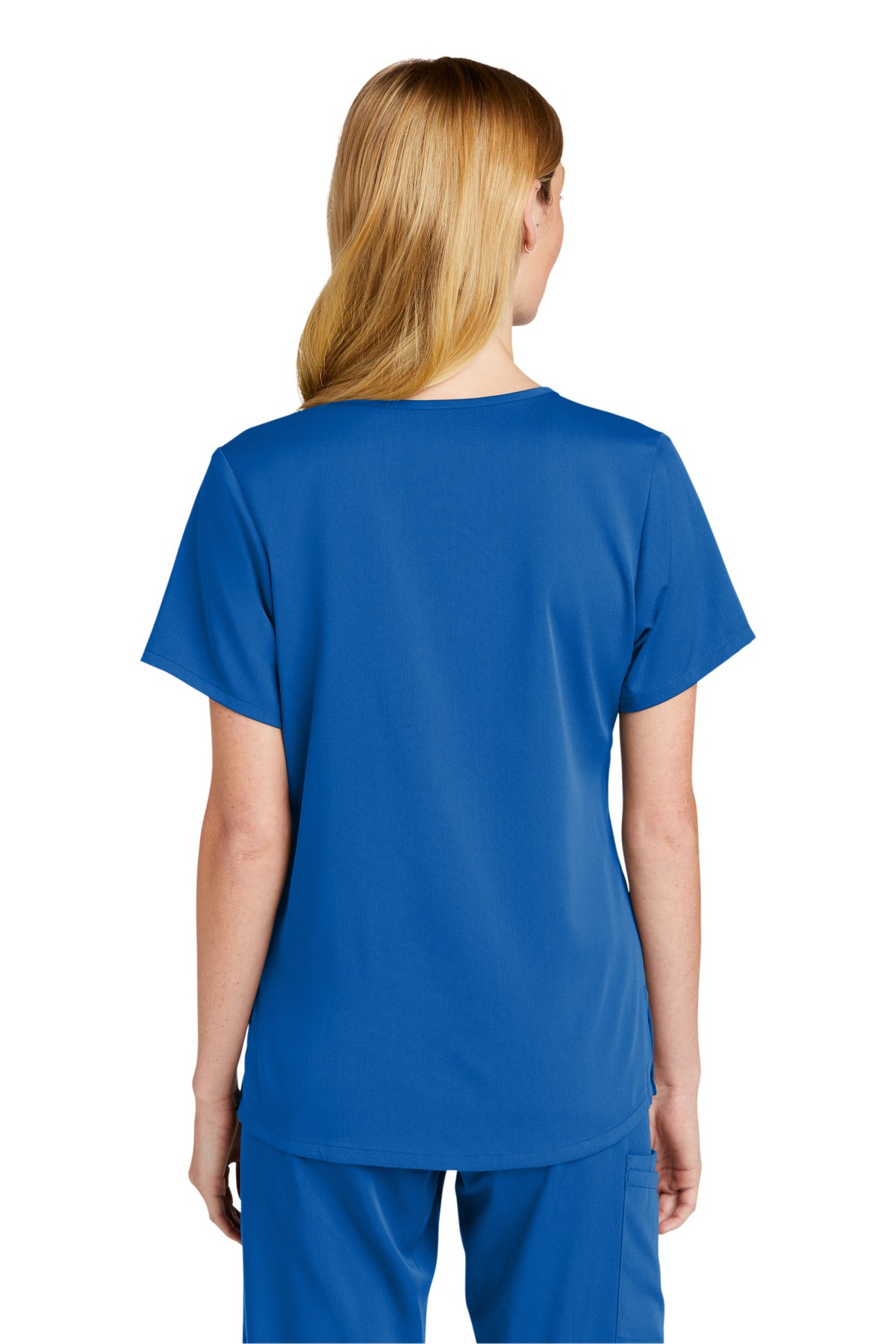 WonderWink Women's Premiere Flex Mock Wrap Top. WW4268