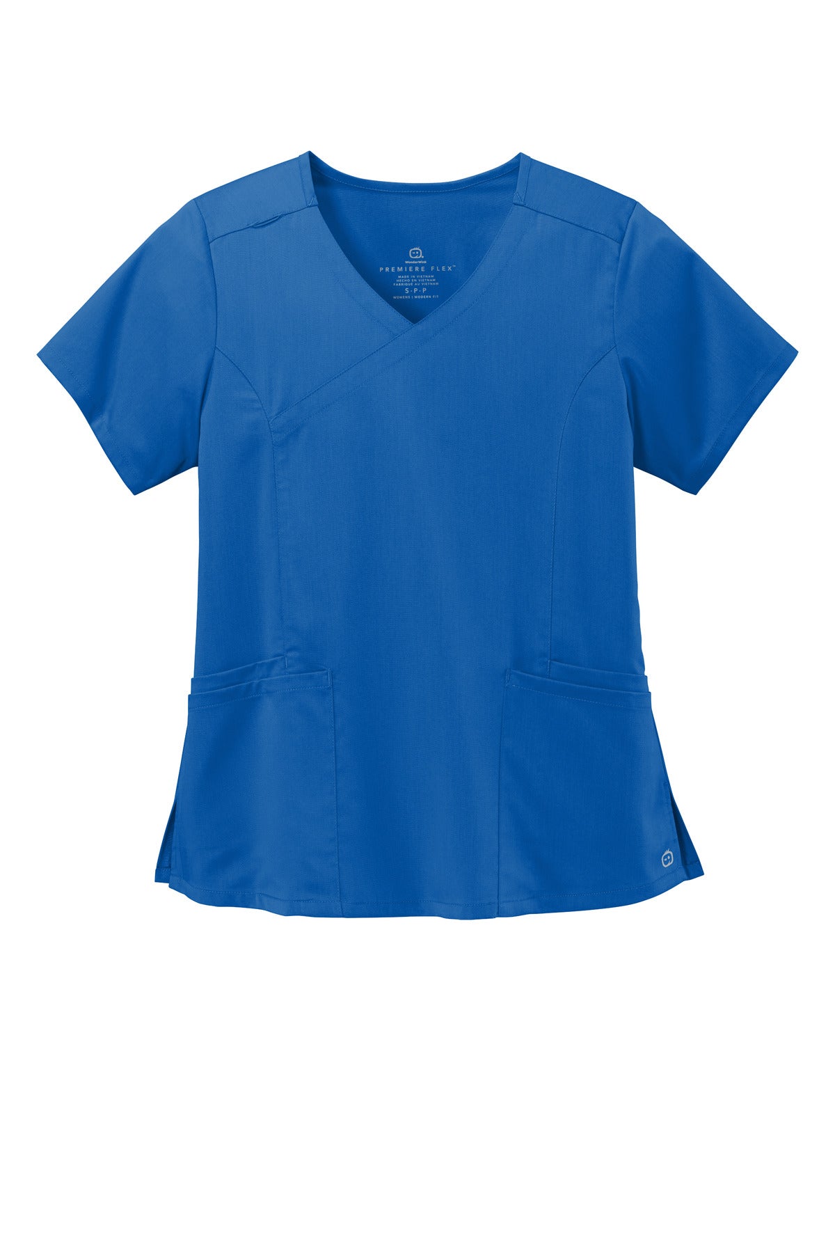 WonderWink Women's Premiere Flex Mock Wrap Top. WW4268
