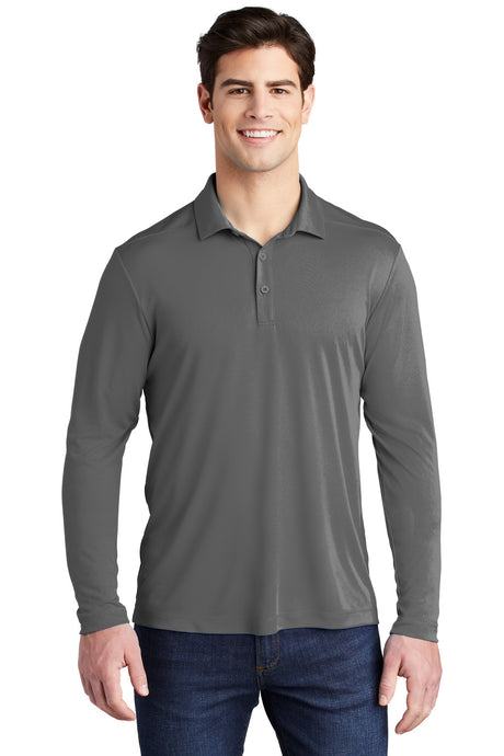 Sport-Tek Men's Posi-UV Pro Long Sleeve Polo Sport-Tek
