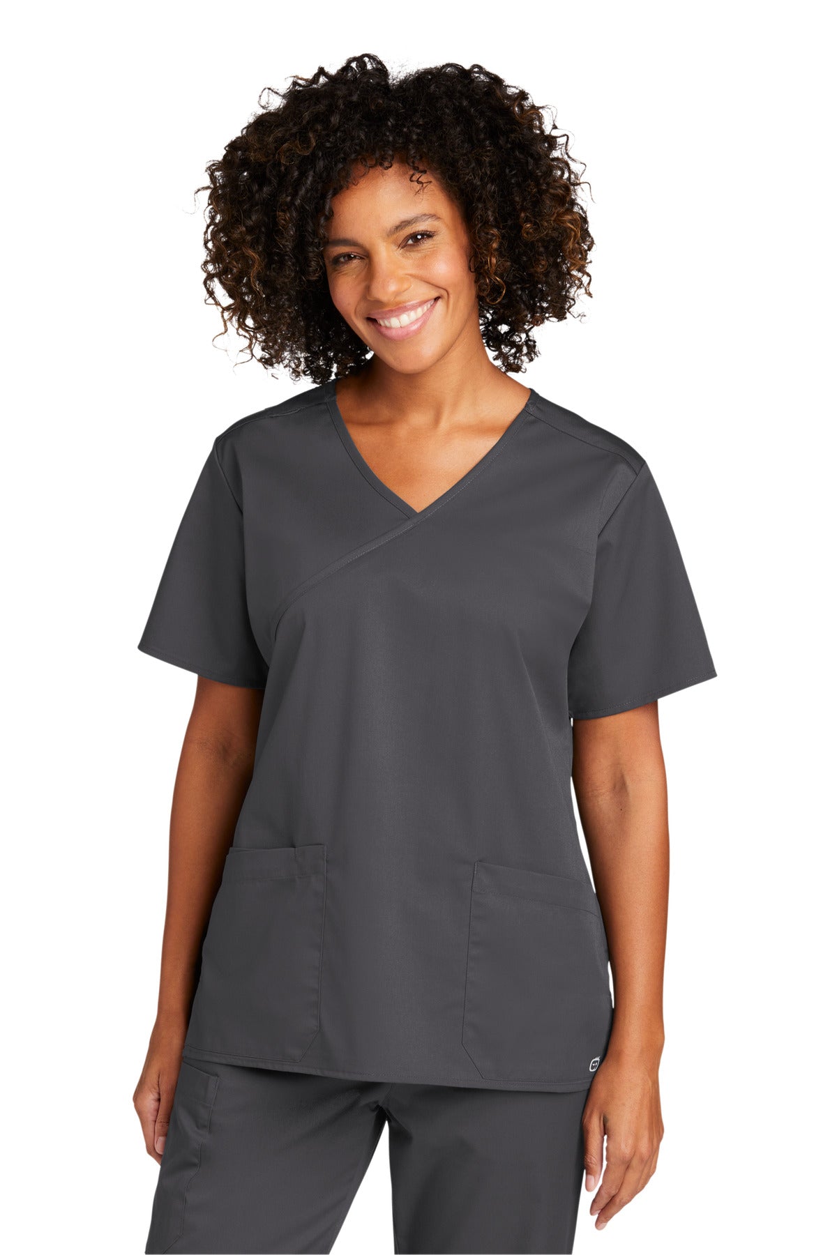 WonderWink Women's WorkFlex Mock Wrap Top. WW4760