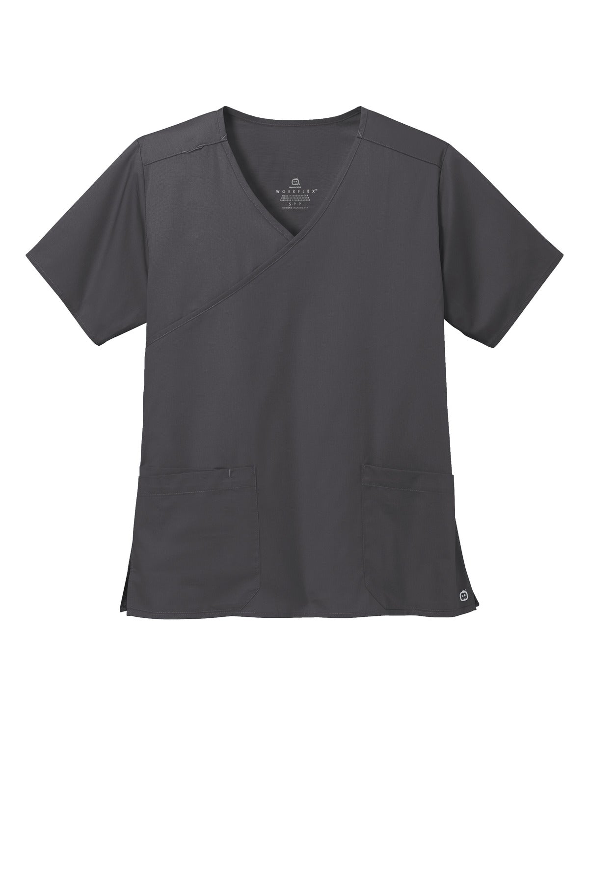 WonderWink Women's WorkFlex Mock Wrap Top. WW4760
