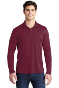 Sport-Tek Men's Posi-UV Pro Long Sleeve Polo Sport-Tek