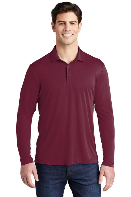 Sport-Tek Men's Posi-UV Pro Long Sleeve Polo Sport-Tek