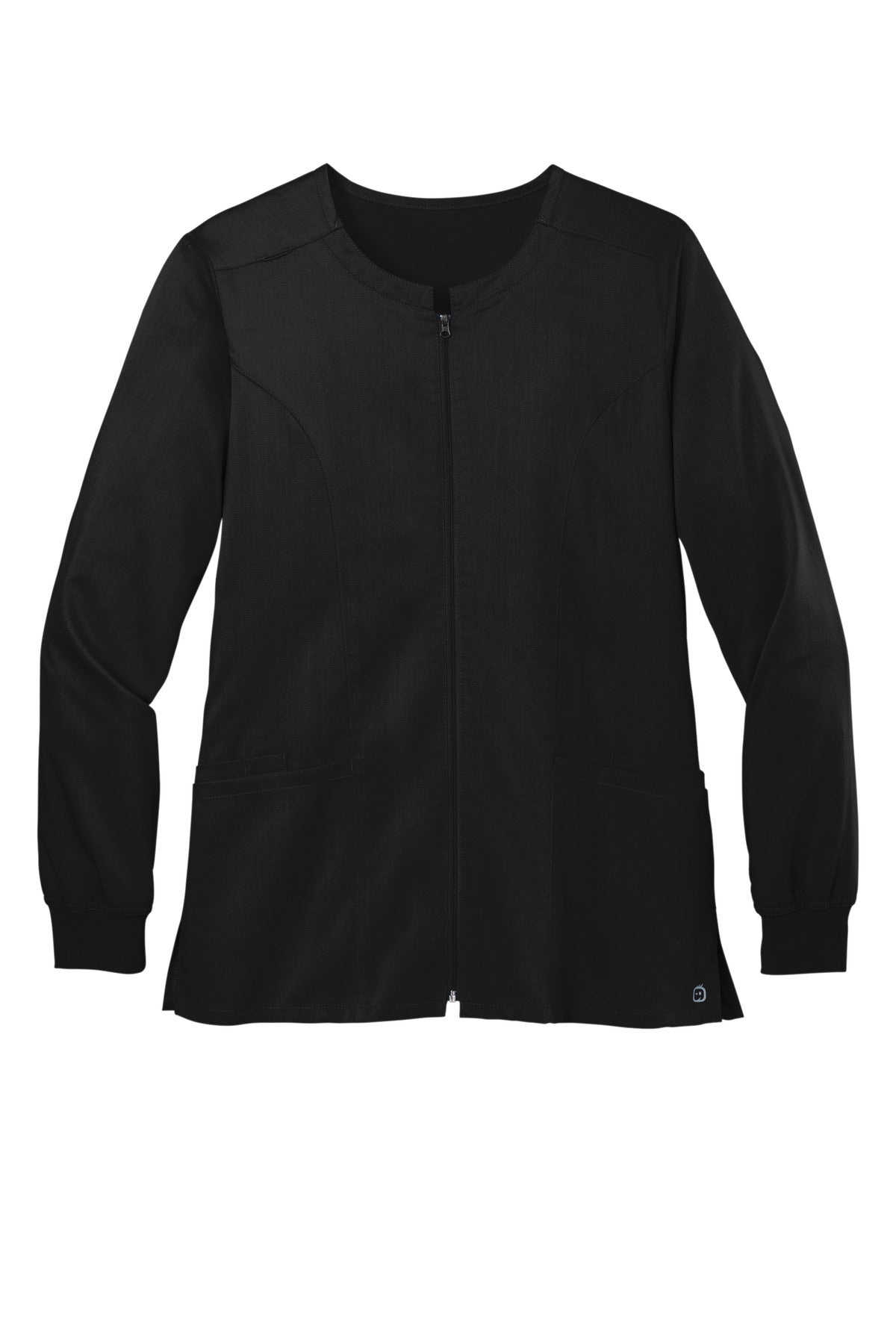 WonderWink Women's Premiere Flex Full-Zip Scrub Jacket. WW4088