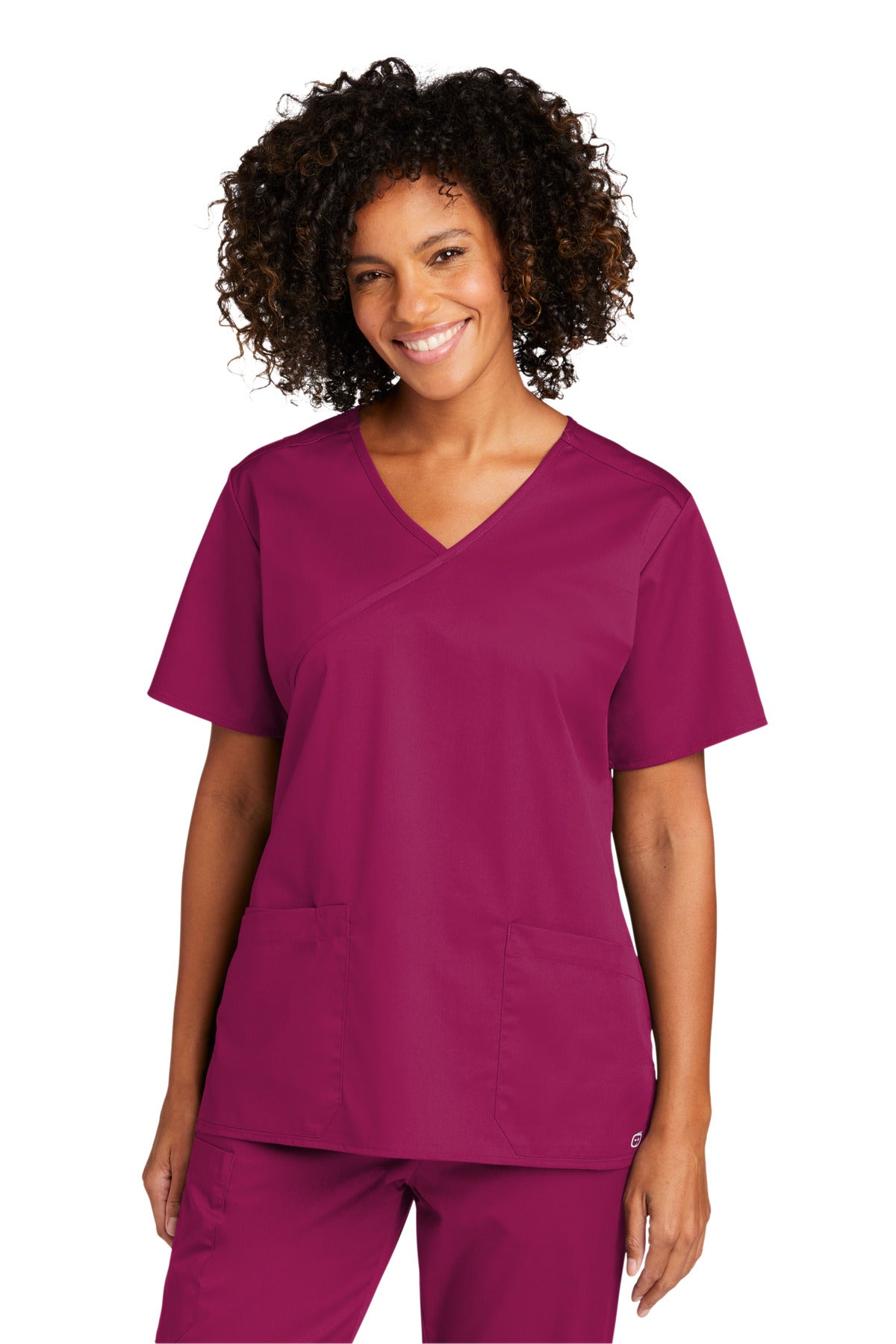 WonderWink Women's WorkFlex Mock Wrap Top. WW4760