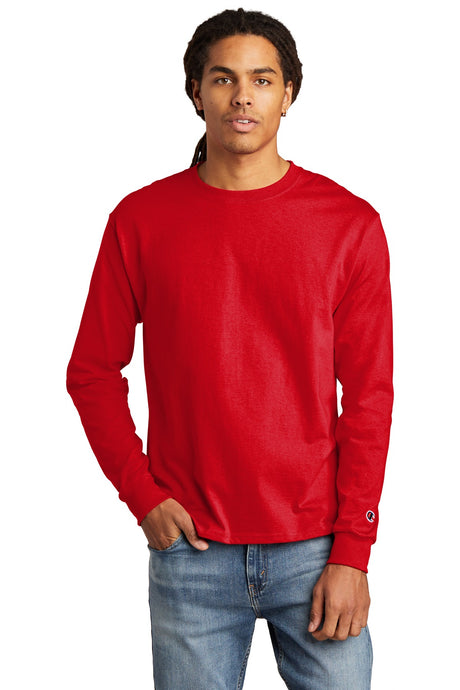 Champion Men's Heritage 5.2-Oz. Jersey Long Sleeve Tee Champion