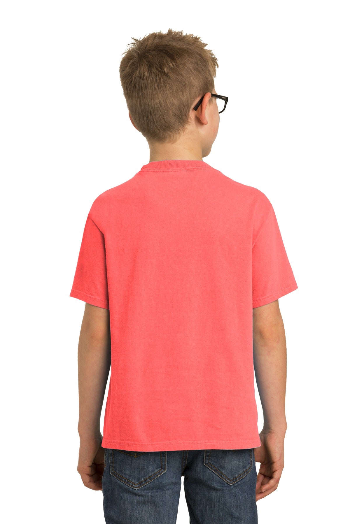 Port & Company Youth Beach Wash Garment-Dyed Tee