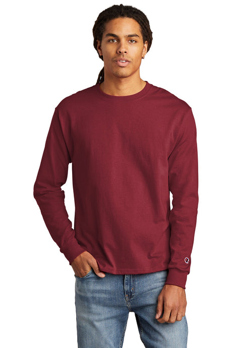 Champion Men's Heritage 5.2-Oz. Jersey Long Sleeve Tee Champion