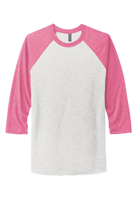 Next Level Unisex Tri-Blend 3/4-Sleeve Raglan Tee. Next Level Apparel