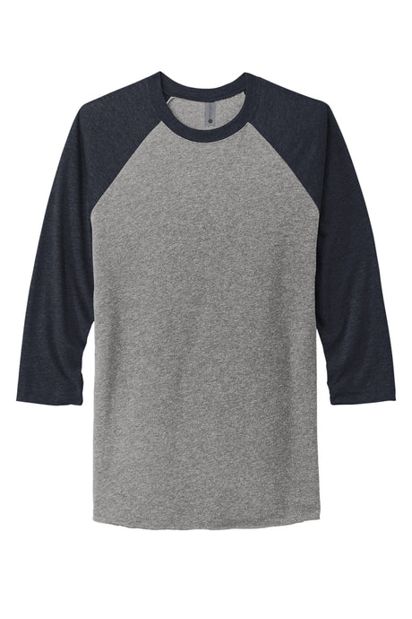 Next Level Unisex Tri-Blend 3/4-Sleeve Raglan Tee. Next Level Apparel