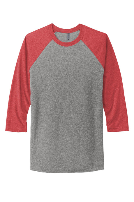 Next Level Unisex Tri-Blend 3/4-Sleeve Raglan Tee. Next Level Apparel