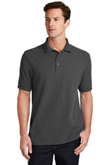 Port & Company - Men's Combed Ring Spun Pique Polo Mens Apparel Shirts & Tops