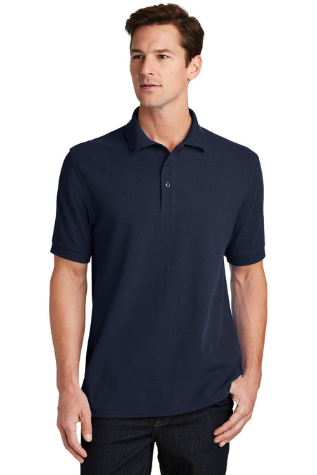 Port & Company - Men's Combed Ring Spun Pique Polo Mens Apparel Shirts & Tops