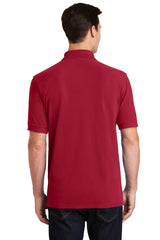 Port & Company - Men's Combed Ring Spun Pique Polo Mens Apparel Shirts & Tops