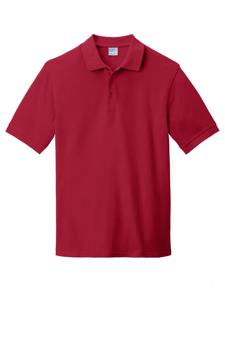 Port & Company - Men's Combed Ring Spun Pique Polo Mens Apparel Shirts & Tops