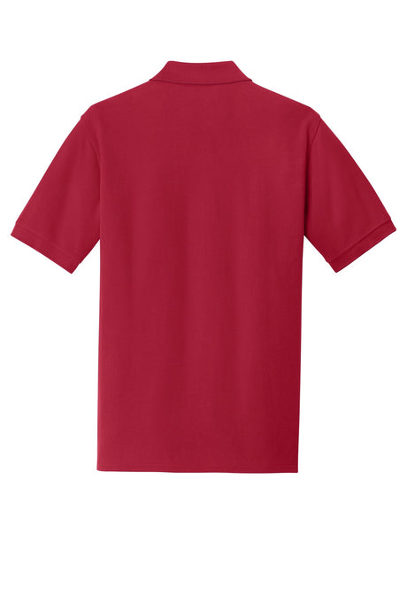 Port & Company - Men's Combed Ring Spun Pique Polo Mens Apparel Shirts & Tops