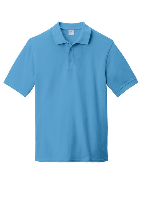 Port & Company - Men's Combed Ring Spun Pique Polo Mens Apparel Shirts & Tops