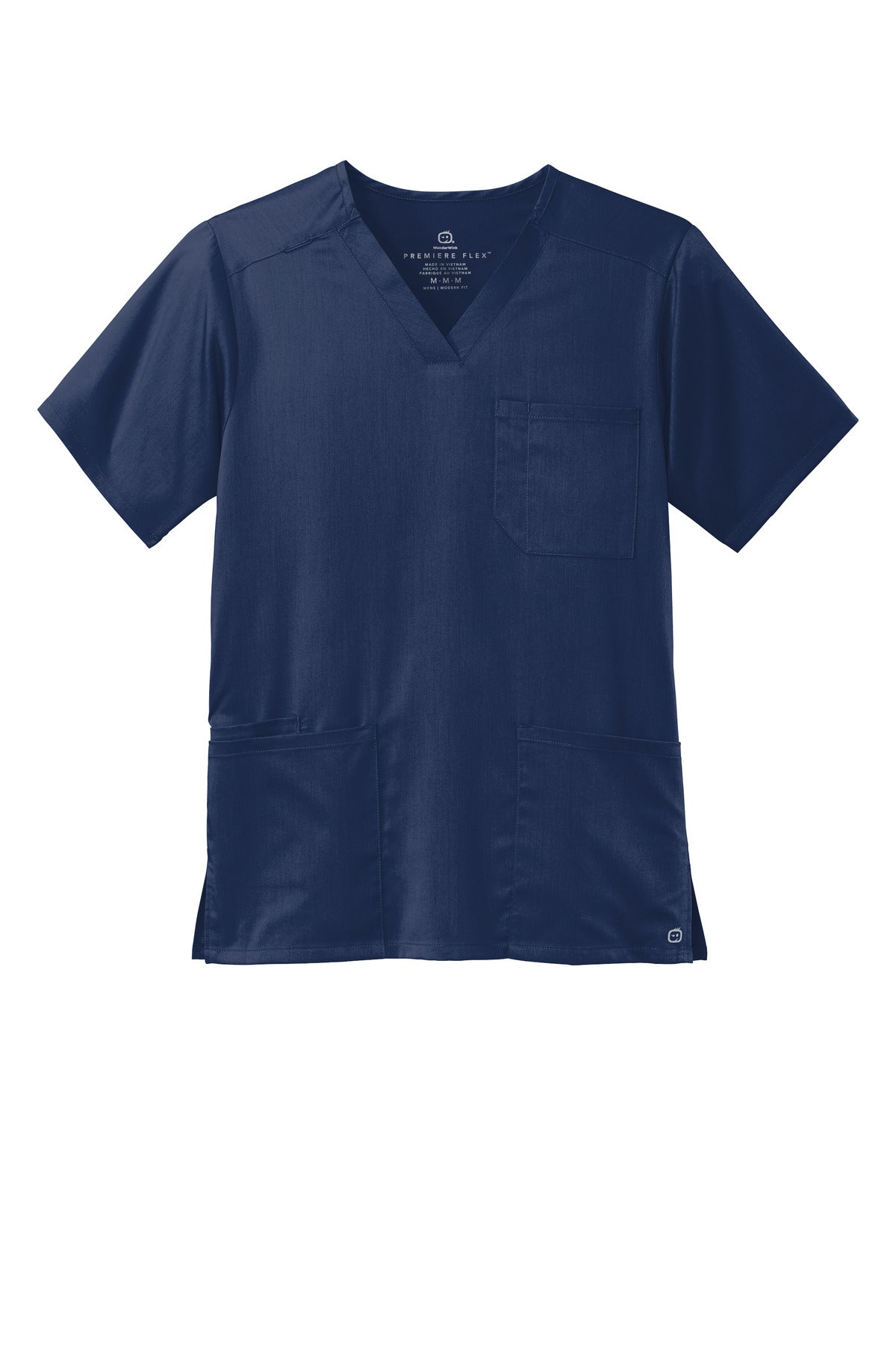WonderWink Men's Premiere Flex V-Neck Top. WW5068