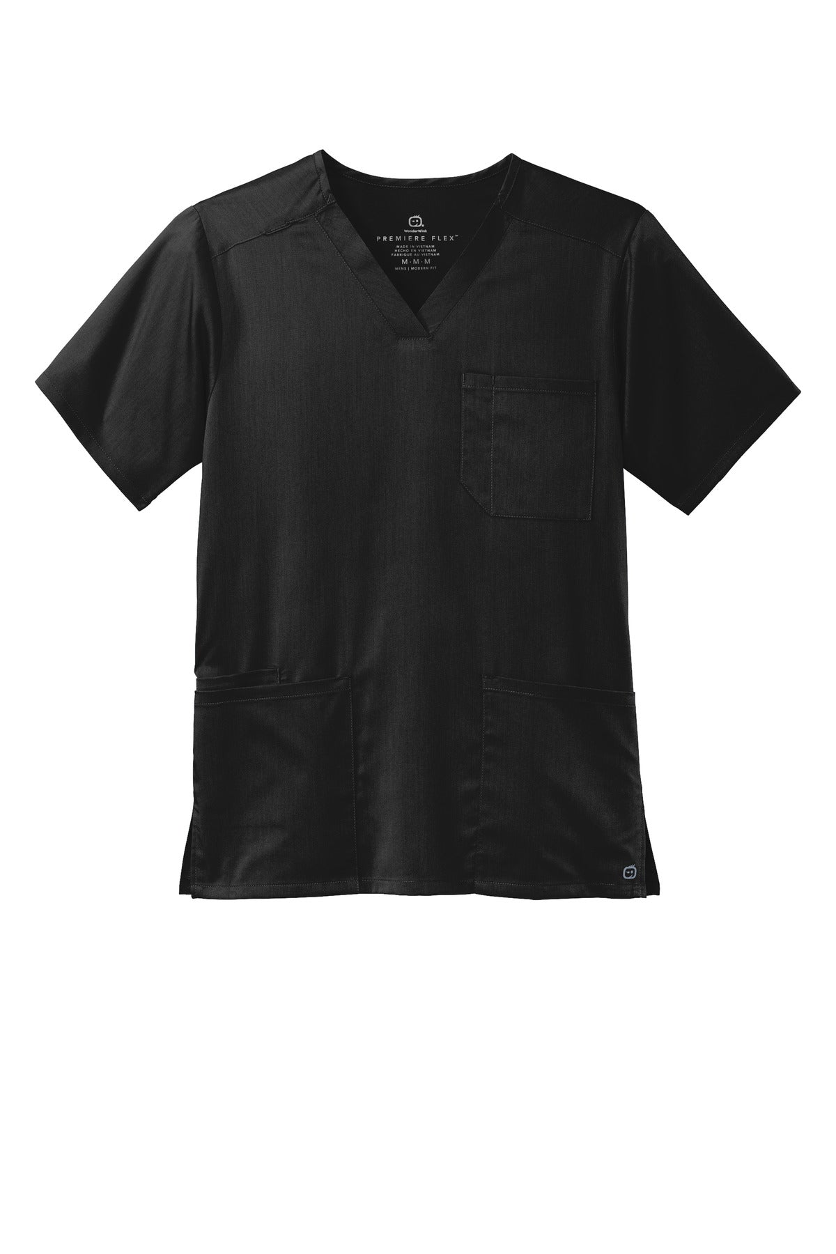 WonderWink Men's Premiere Flex V-Neck Top. WW5068