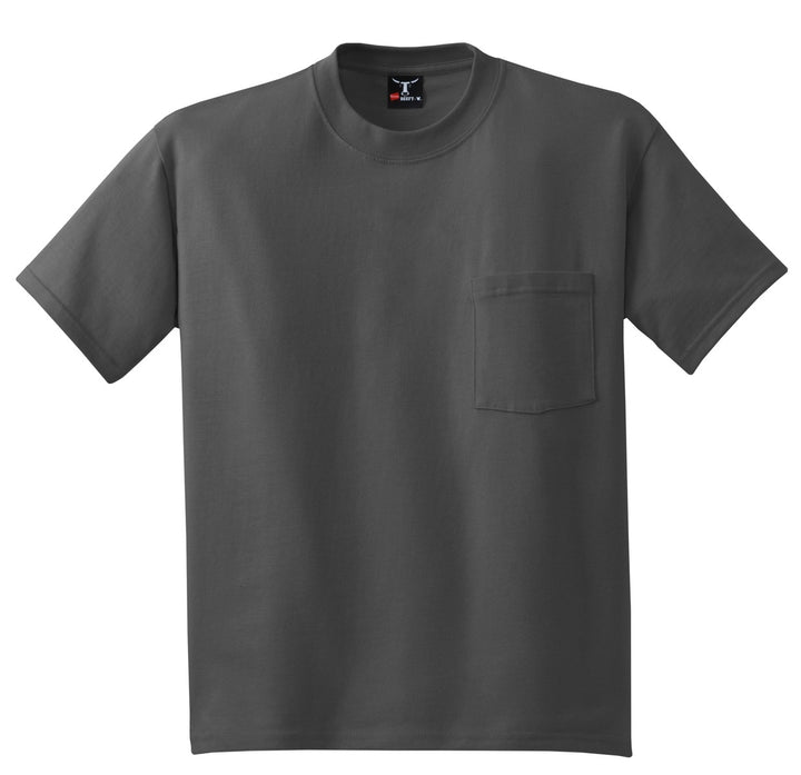 Hanes Men's Beefy 100% Cotton T-Shirt with Pocket Hanes