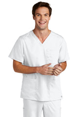 WonderWink Men's Premiere Flex V-Neck Top. WW5068