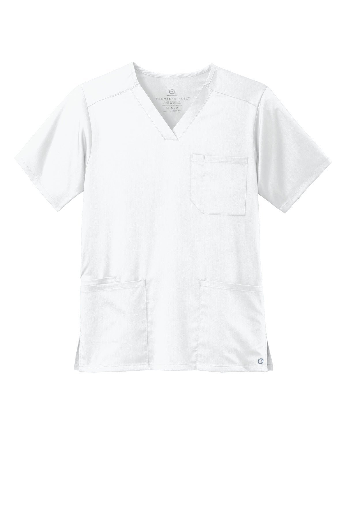 WonderWink Men's Premiere Flex V-Neck Top. WW5068