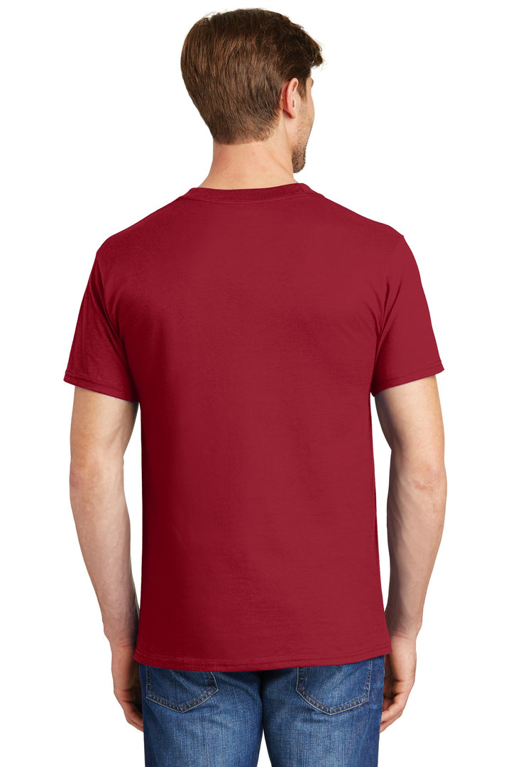 Hanes Men's Beefy 100% Cotton T-Shirt with Pocket Hanes