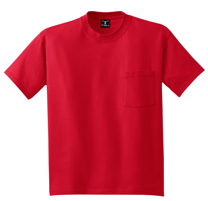 Hanes Men's Beefy 100% Cotton T-Shirt with Pocket Hanes