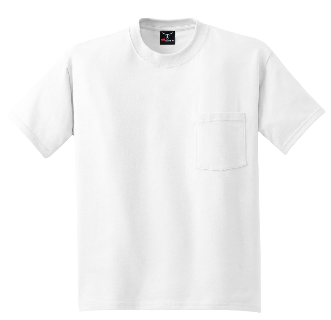 Hanes Men's Beefy 100% Cotton T-Shirt with Pocket Hanes