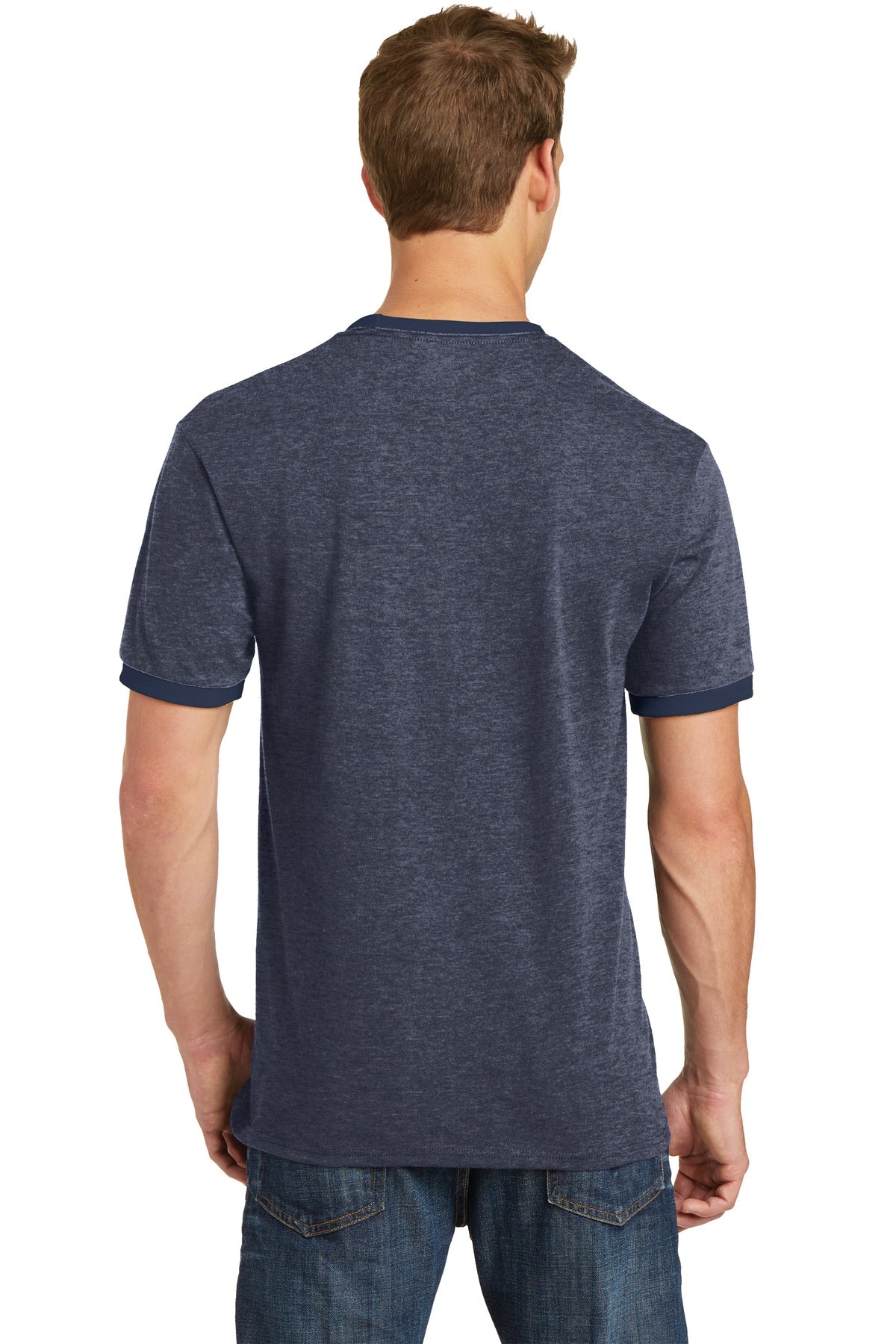 Port & Company - Men's Core Cotton Ringer Tee