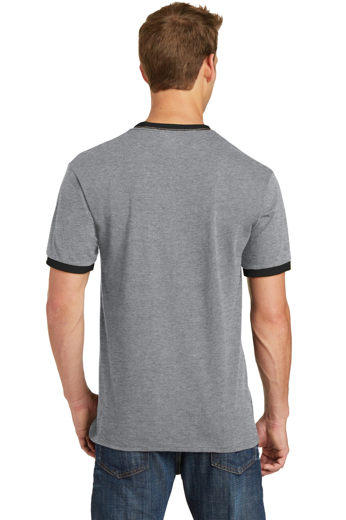 Port & Company - Men's Core Cotton Ringer Tee