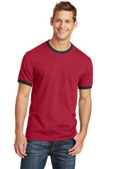 Port & Company - Men's Core Cotton Ringer Tee