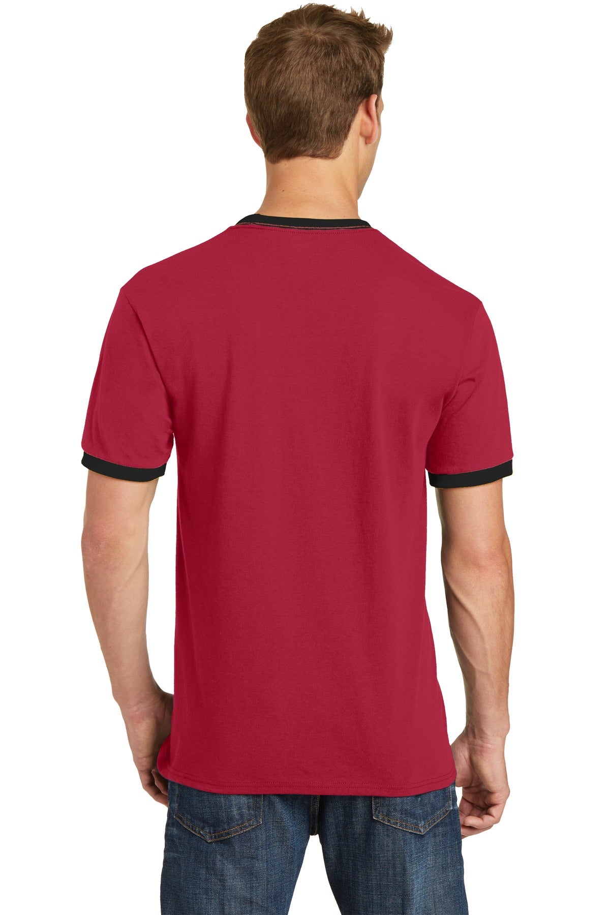 Port & Company - Men's Core Cotton Ringer Tee