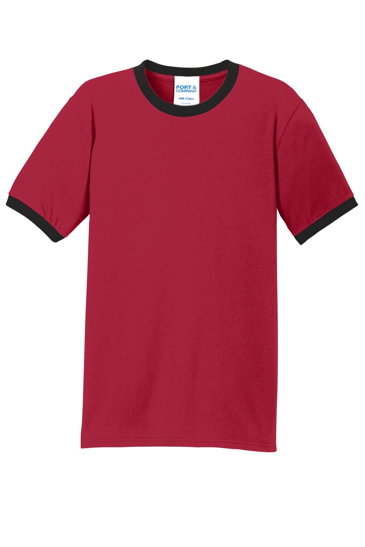 Port & Company - Men's Core Cotton Ringer Tee