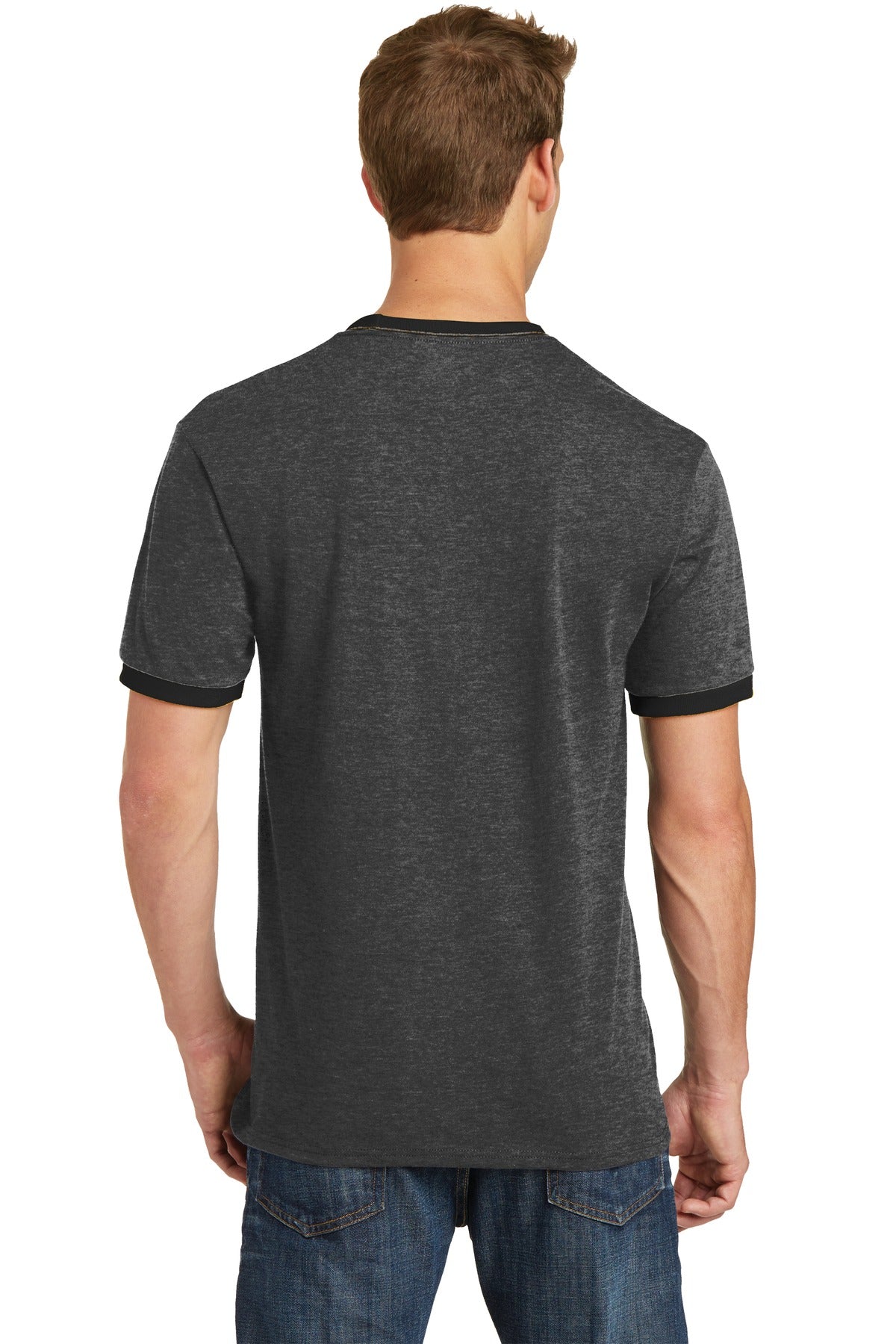 Port & Company - Men's Core Cotton Ringer Tee