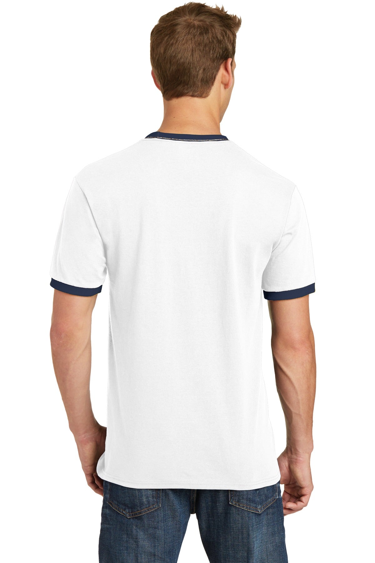 Port & Company - Men's Core Cotton Ringer Tee